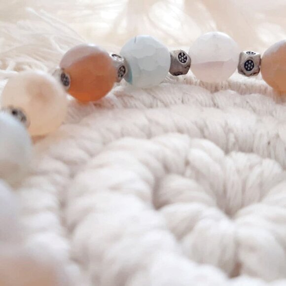 2/70🐞NWT Unique Boho Artisan handcrafted gemstones amazonite handmade Bracelet - Picture 8 of 16